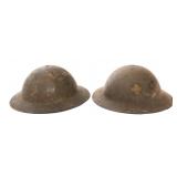 WWI US AEF 33rd DIVISION M1917 "DOUGHBOY" HELMET