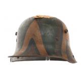 WWI GERMAN M16 CAMO COMBAT HELMET US VET SEND BACK