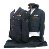 WWII - COLD WAR BRITISH RAF E.M. & OFF. UNIFORM