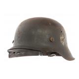 WWII GERMAN HEER M42 SD COMBAT HELMET