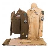 WWII US ARMY CBI NAMED MARS TASK FORCE EM UNIFORM