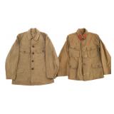 WWII IJA SUPERIOR PRIVATE & EM COTTON TUNICS