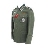 WWII GERMAN HEER M36 INFANTRY NCO SERVICE TUNIC