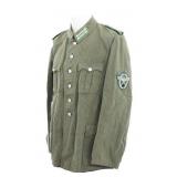 WWII GERMAN POLICE WACHTMEISTER SERVICE TUNIC