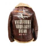 WWII US 8th AAF THUNDERBIRD TYPE B3 PAINTED JACKET