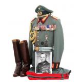 WWII GERMAN WILHELM KEITEL TRIBUTE UNIFORM SET