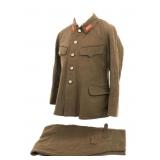 WWII IMPERIAL JAPANESE ARMY OFFICER WINTER UNIFORM