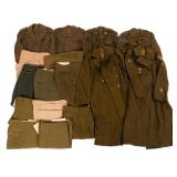 WWII US ARMY ENLISTED UNIFORM ITEMS