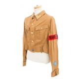 WWII GERMAN NSDAP ZELLENLEITER BROWNSHIRT