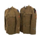 WWI US AEF 1st ARMY & 3rd DIVISION ENLISTED TUNICS