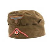 WWII GERMAN DAK PANZER TROPICAL OVERSEAS CAP