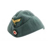 WWII GERMAN KRIEGSMARINE COASTAL ART. OVERSEAS CAP