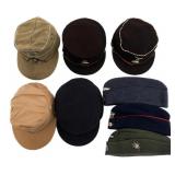 REENACTOR WWII GERMAN M43 FIELD & GARRISON CAPS