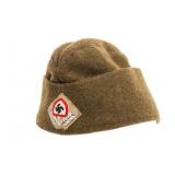 WWII GERMAN RAD ENLISTED OVERSEAS CAP