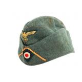 WWII GERMAN KRIEGSMARINE COASTAL ART. OVERSEAS CAP