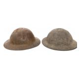 WWI US AEF 28th & 35th DIV. M1917 & MkI HELMETS