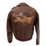 WWII USAAF 27th FS, 1st FG TYPE A-2 FLIGHT JACKET