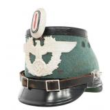 WWII GERMAN MUNICIPAL POLICE EM / NCO SHAKO