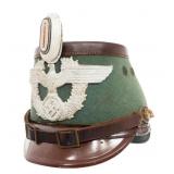 WWII GERMAN GENDARMERIE ENLISTED / NCO SHAKO