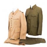 WWII JAPANESE & FRENCH ARMY SUMMER UNIFORMS