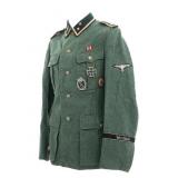 WWII GERMAN 5th SS PANZER SIGNALS NCO M36 TUNIC