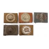 IMPERIAL GERMAN & VETERAN BELT BUCKLES