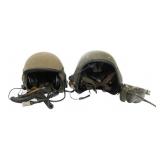 US & UK CVC HELMETS & WWII HEADSET