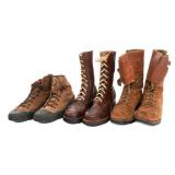 WWII - KOREAN WAR US ARMY BOOTS & JUNGLE SNEAKERS