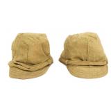 WWII IMPERIAL JAPANESE ARMY EM/NCO FIELD CAPS