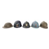 WWI - COLD WAR FRENCH & BELGIAN HELMETS