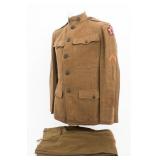 WWI US AEF 2nd DIV, 9th IR MACHINE GUN UNIFORM