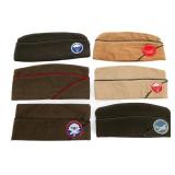 WWII US AIRBORNE & PARATROOPER OVERSEAS CAPS