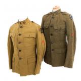 WWI US AEF 79th & 26th DIVISION EM/NCO TUNICS
