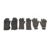 WWII GERMAN LUFTWAFFE LEATHER & WOOL FLIGHT GLOVES