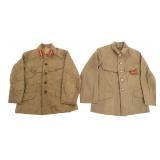 WWII IJA COLONEL & LT COLONEL COTTON TUNICS