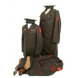 WWII US MARINE CORPS NCO SERVICE UNIFORM SETS