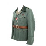 WWII GERMAN PANZER GRENADIER OFFICER M36 TUNIC