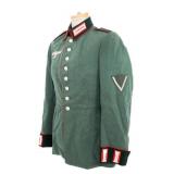 WWII GERMAN ARTILLERY GEFREITER WAFFENROCK TUNIC