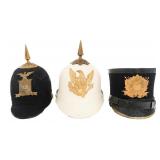 US ARMY & NEW YORK NG M1881 PITH HELMETS & KEPI