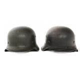 REFURBISHED GERMAN M40 & M42 SS COMBAT HELMETS