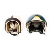 COLD WAR SOVIET ZSH-5 & CZECH HELICOPTER HELMETS