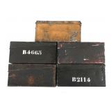 WWII GERMAN MACHINE GUN 34/42 AMMUNITION CANS