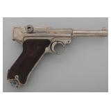 GERMAN 42 CODE MAUSER P08 9mm CAL LUGER PISTOL
