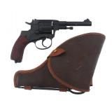 WWII RUSSIAN IZHEVSK MODEL 1895 NAGANT REVOLVER