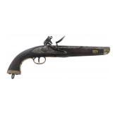 EUROPEAN NAVAL .69 CALIBER FLINTLOCK PISTOL