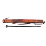 MAXIM MACHINE GUN BARREL IN LEATHER CASE