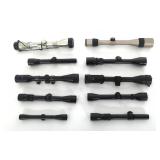 RIFLE SCOPES - WEAVER, TAXCO, BUSHNELL, & MORE