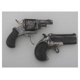 REMINGTON DERRINGER & BRITISH BULLDOG REVOLVERS