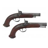 PAIR OF .58 CALIBER PERCUSSION PISTOLS