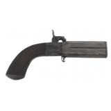 BRITISH SWIVEL BARREL PERCUSSION PISTOL